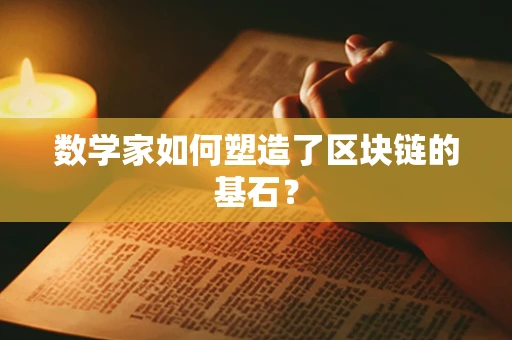 数学家如何塑造了区块链的基石？