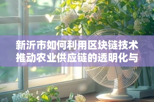 新沂市如何利用区块链技术推动农业供应链的透明化与效率提升？