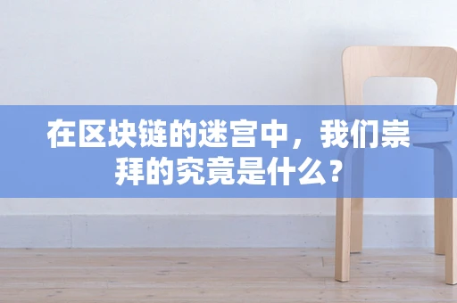 在区块链的迷宫中，我们崇拜的究竟是什么？