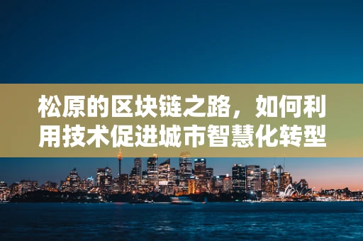 松原的区块链之路，如何利用技术促进城市智慧化转型？