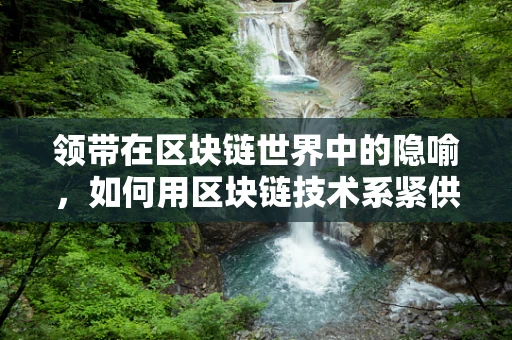 领带在区块链世界中的隐喻，如何用区块链技术系紧供应链的信任纽带？