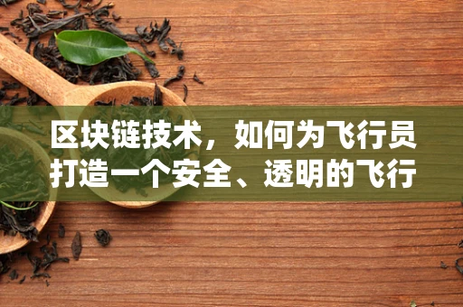 区块链技术，如何为飞行员打造一个安全、透明的飞行记录系统？