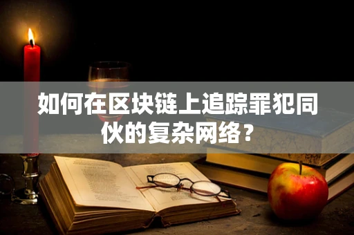 如何在区块链上追踪罪犯同伙的复杂网络？