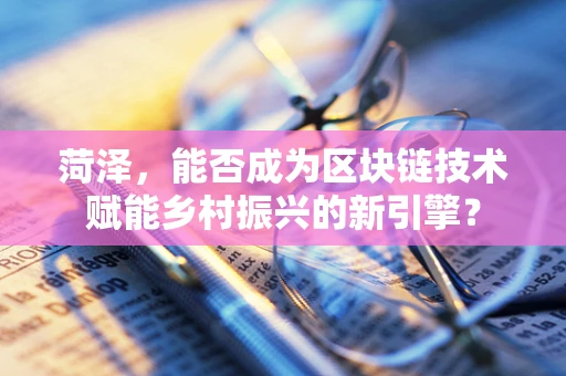 菏泽，能否成为区块链技术赋能乡村振兴的新引擎？