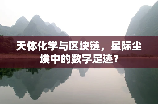 天体化学与区块链，星际尘埃中的数字足迹？