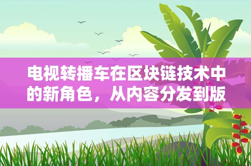 电视转播车在区块链技术中的新角色，从内容分发到版权保护的桥梁？