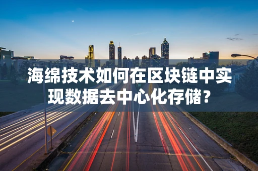 海绵技术如何在区块链中实现数据去中心化存储？