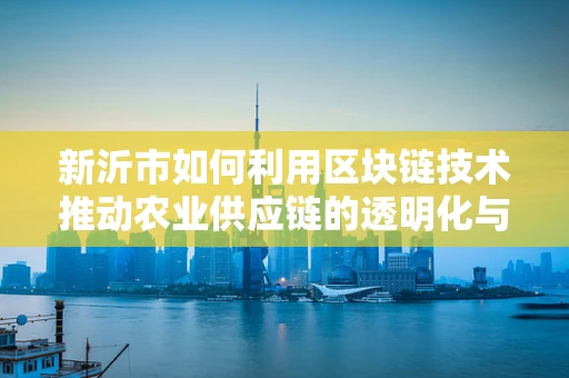 新沂市如何利用区块链技术推动农业供应链的透明化与效率提升？