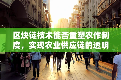 区块链技术能否重塑农作制度，实现农业供应链的透明与高效？