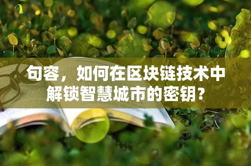 句容，如何在区块链技术中解锁智慧城市的密钥？
