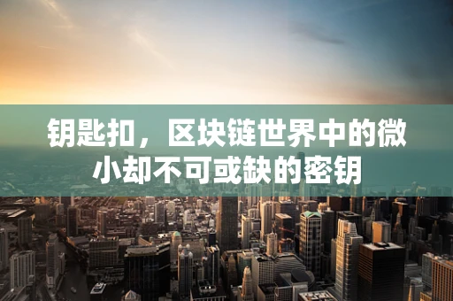 钥匙扣，区块链世界中的微小却不可或缺的密钥
