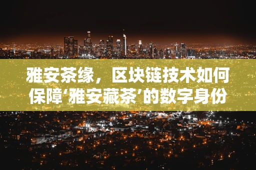 雅安茶缘，区块链技术如何保障‘雅安藏茶’的数字身份与品质？