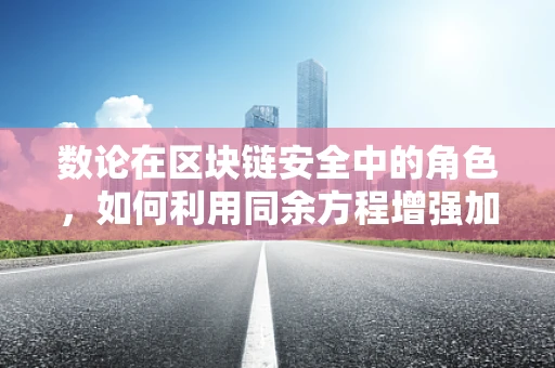 数论在区块链安全中的角色，如何利用同余方程增强加密强度？