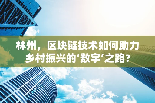 林州，区块链技术如何助力乡村振兴的‘数字’之路？