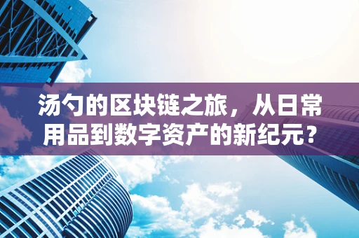 汤勺的区块链之旅，从日常用品到数字资产的新纪元？
