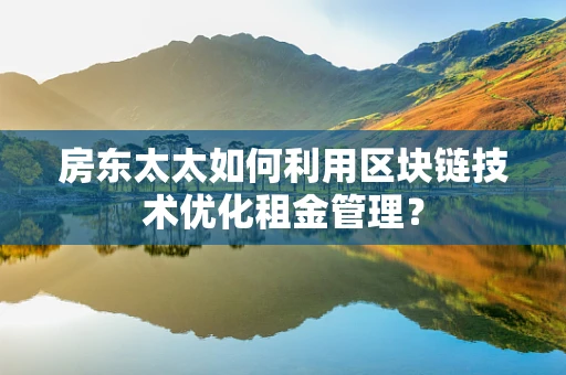 房东太太如何利用区块链技术优化租金管理？