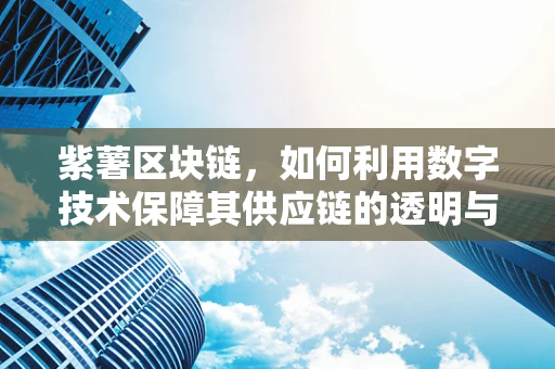紫薯区块链，如何利用数字技术保障其供应链的透明与安全？