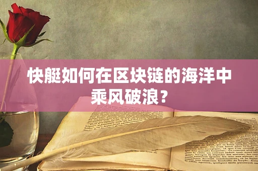 快艇如何在区块链的海洋中乘风破浪？