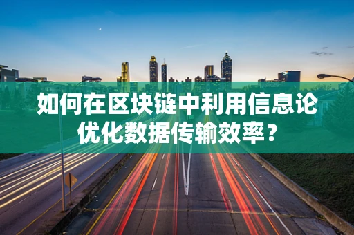 如何在区块链中利用信息论优化数据传输效率？
