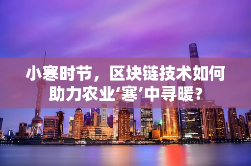 小寒时节，区块链技术如何助力农业‘寒’中寻暖？