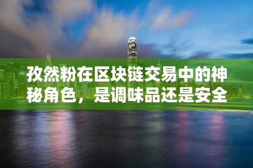 孜然粉在区块链交易中的神秘角色，是调味品还是安全密钥？