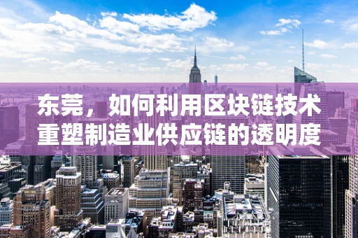 东莞，如何利用区块链技术重塑制造业供应链的透明度与效率？