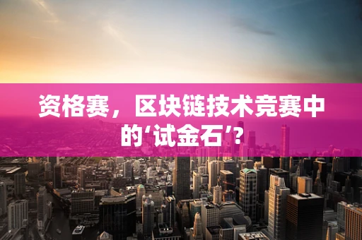 资格赛，区块链技术竞赛中的‘试金石’?