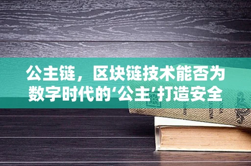 公主链，区块链技术能否为数字时代的‘公主’打造安全王国？