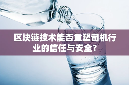 区块链技术能否重塑司机行业的信任与安全？
