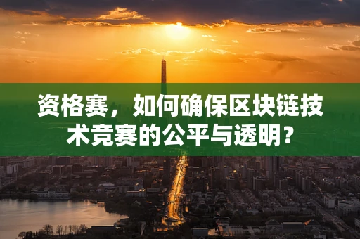 资格赛，如何确保区块链技术竞赛的公平与透明？