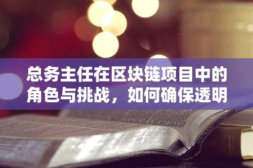 总务主任在区块链项目中的角色与挑战，如何确保透明与效率的双重保障？