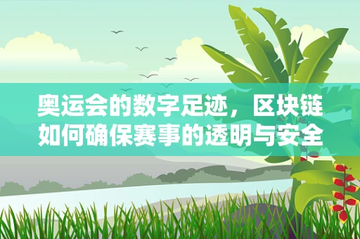 奥运会的数字足迹，区块链如何确保赛事的透明与安全？