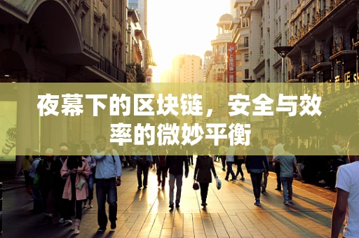 夜幕下的区块链，安全与效率的微妙平衡