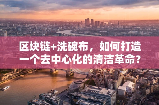 区块链+洗碗布，如何打造一个去中心化的清洁革命？