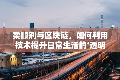 柔顺剂与区块链，如何利用技术提升日常生活的‘透明度’？