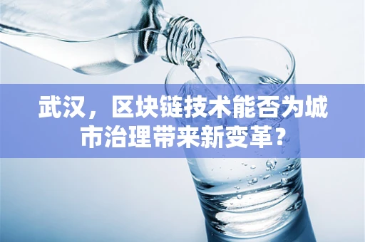武汉，区块链技术能否为城市治理带来新变革？