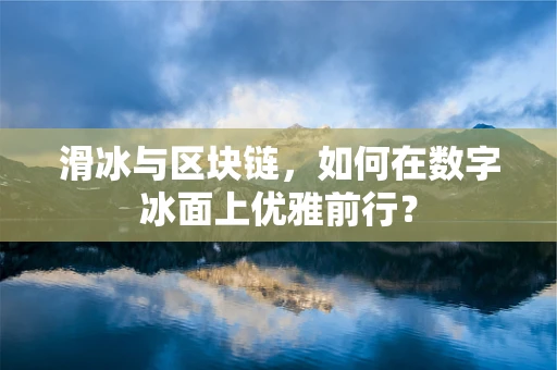 滑冰与区块链，如何在数字冰面上优雅前行？