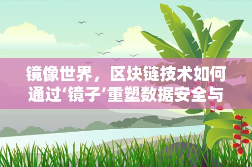 镜像世界，区块链技术如何通过‘镜子’重塑数据安全与隐私？