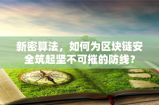 新密算法，如何为区块链安全筑起坚不可摧的防线？