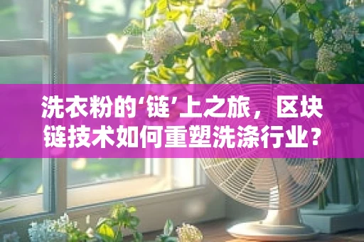洗衣粉的‘链’上之旅，区块链技术如何重塑洗涤行业？