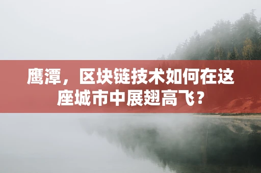 鹰潭，区块链技术如何在这座城市中展翅高飞？