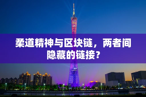 柔道精神与区块链，两者间隐藏的链接？