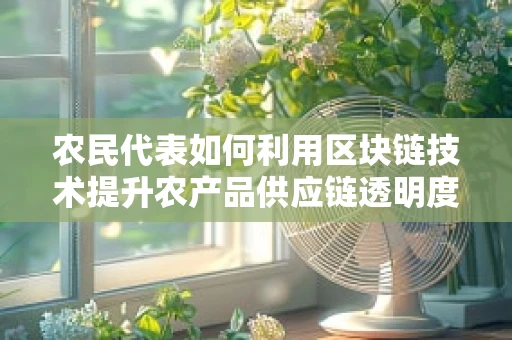 农民代表如何利用区块链技术提升农产品供应链透明度？