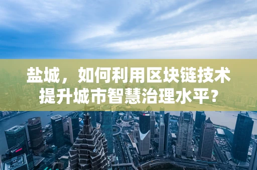 盐城，如何利用区块链技术提升城市智慧治理水平？