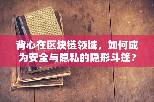 背心在区块链领域，如何成为安全与隐私的隐形斗篷？