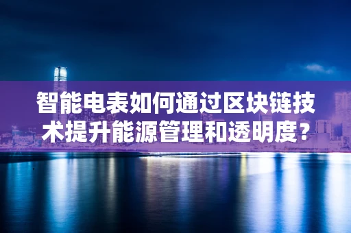 智能电表如何通过区块链技术提升能源管理和透明度？