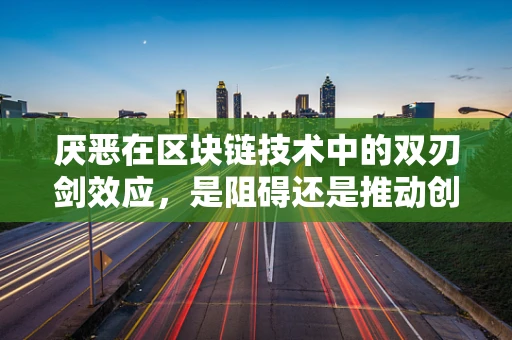 厌恶在区块链技术中的双刃剑效应，是阻碍还是推动创新的力量？