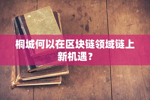 桐城何以在区块链领域链上新机遇？