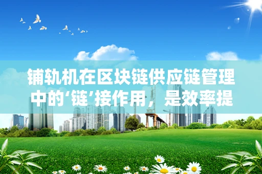 铺轨机在区块链供应链管理中的‘链’接作用，是效率提升的加速器还是技术整合的挑战？