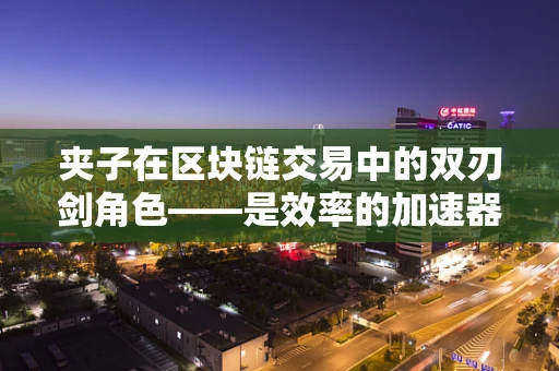夹子在区块链交易中的双刃剑角色——是效率的加速器，还是安全的隐患？